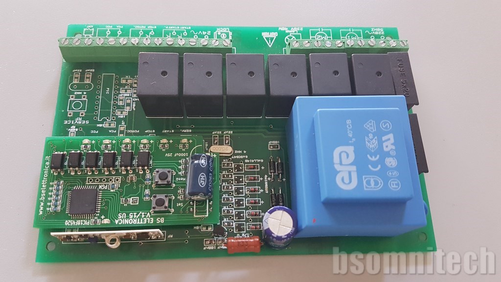 scheda elettronica per cancelli automatici